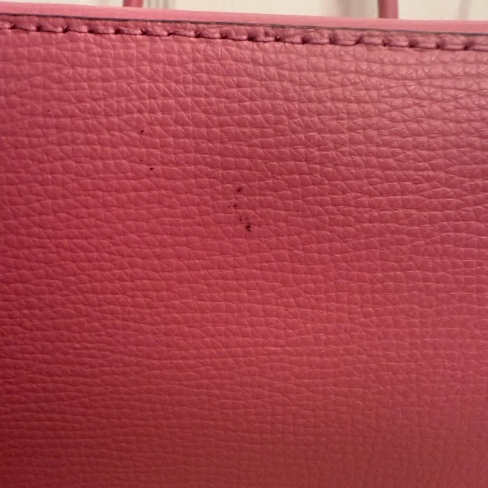 KATE SPADE NEW YORK LEATHER DOME HAND BAG PINK - Picture 11 of 15
